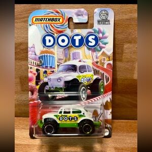 Matchbox Volkswagen Beetle Candy Edition!
4x4 Baja Bug 
Tropical DOTS Candy